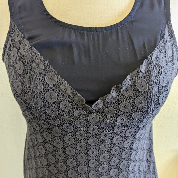 Boutique Blue Overlay Dress - Picture 2 of 4